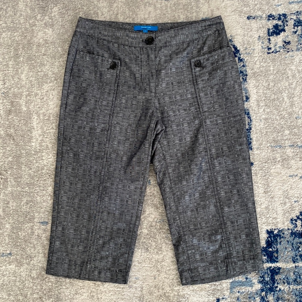 DEREK LAM for Design Nation Knee length textured Bermuda shorts SIZE 4